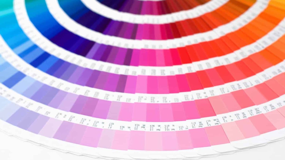 Customizable Pantone Coated Colour Chart