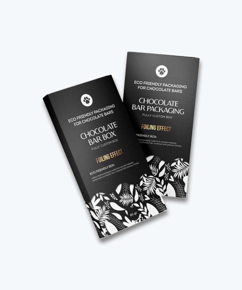 Custom-Made Chocolate Bar Packaging Boxes